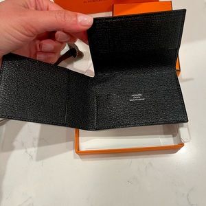 HERMES MENS TRIFOLD CARDHOLDER WALLET
